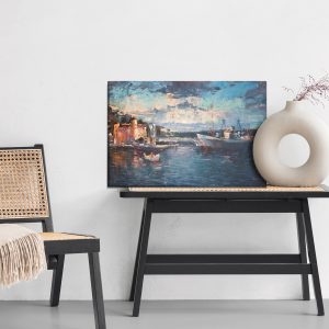 Peinture sur toile Ville Maritime Et Port – Image 6