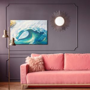 Peinture sur toile Mer Avec Vague Géante – Image 4