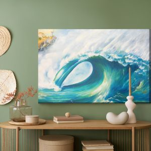 Peinture sur toile Mer Avec Vague Géante – Image 5