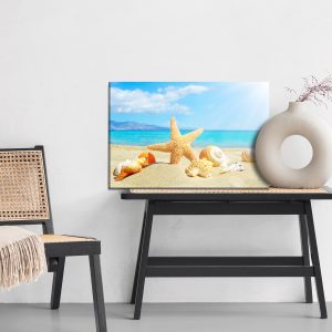 Peinture sur toile Plage De La Mer Et Coquillages – Image 6