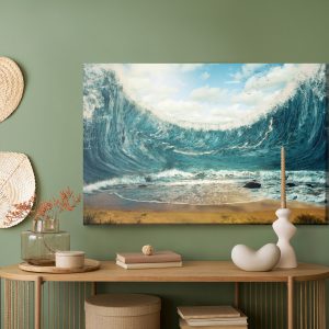 Peinture sur toile Mer Abstraite – Image 5
