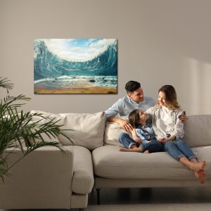 Peinture sur toile Mer Abstraite – Image 7