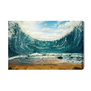 Peinture sur toile Mer Abstraite – Image 2