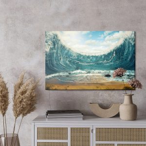 Peinture sur toile Mer Abstraite – Image 3