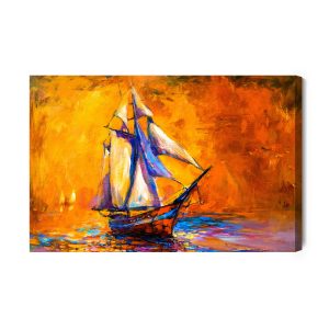 Peinture sur toile Voilier En Mer – Image 2