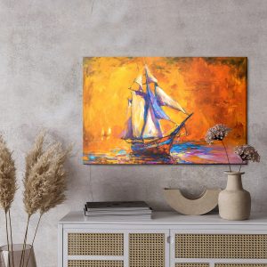 Peinture sur toile Voilier En Mer – Image 3