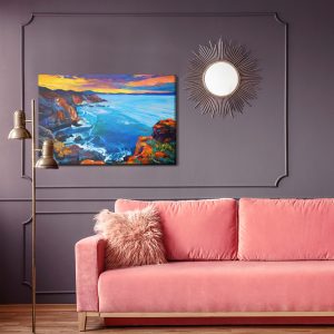 Peinture sur toile Mer Et Falaises – Image 4