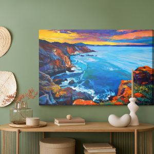 Peinture sur toile Mer Et Falaises – Image 5
