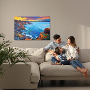 Peinture sur toile Mer Et Falaises – Image 7