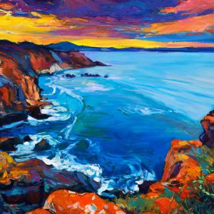 Peinture sur toile Mer Et Falaises – Image 1