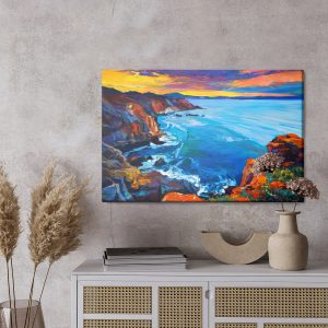 Peinture sur toile Mer Et Falaises – Image 3