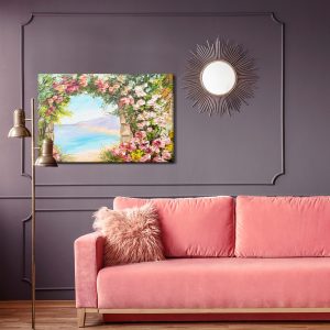 Peinture sur toile Fleurs Et Mer – Image 4