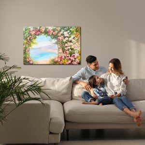 Peinture sur toile Fleurs Et Mer – Image 7