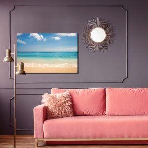Peinture sur toile Plage Paradisiaque Et Mer – Image 4