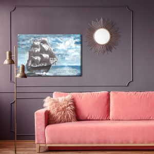 Peinture sur toile Bateau Pirate En Mer – Image 4