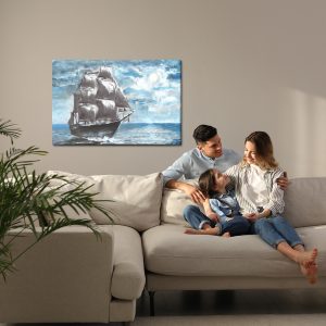 Peinture sur toile Bateau Pirate En Mer – Image 7