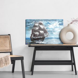 Peinture sur toile Bateau Pirate En Mer – Image 6