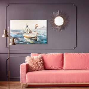 Peinture sur toile Navire De Mer Et Pêcheurs – Image 4