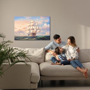 Peinture sur toile Voilier En Mer – Image 7