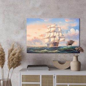 Peinture sur toile Voilier En Mer – Image 3