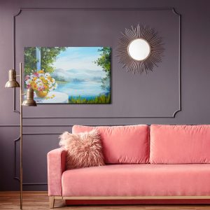 Peinture sur toile Paysage D'été Avec La Mer – Image 4