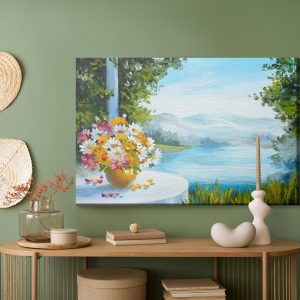 Peinture sur toile Paysage D'été Avec La Mer – Image 5