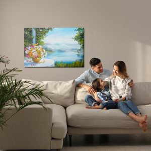 Peinture sur toile Paysage D'été Avec La Mer – Image 7