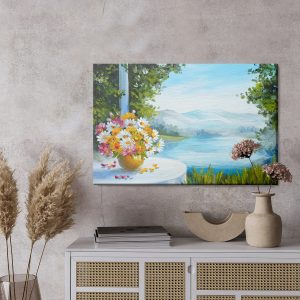 Peinture sur toile Paysage D'été Avec La Mer – Image 3