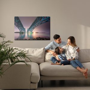 Peinture sur toile Pont South Grand Island Bridge Aux États-Unis – Image 7