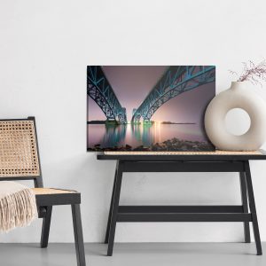 Peinture sur toile Pont South Grand Island Bridge Aux États-Unis – Image 6