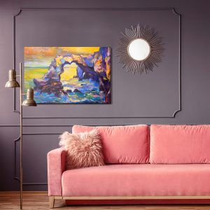 Peinture sur toile Mer Et Falaise – Image 4