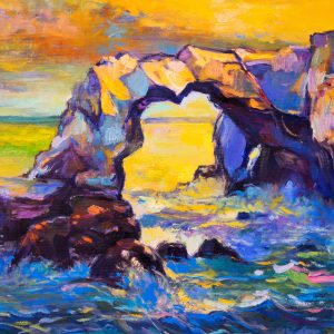 Peinture sur toile Mer Et Falaise – Image 1