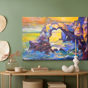 Peinture sur toile Mer Et Falaise – Image 5