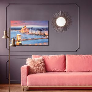 Peinture sur toile Pont De Nuit – Image 4