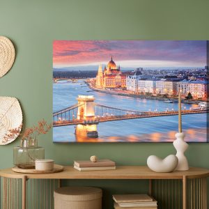 Peinture sur toile Pont De Nuit – Image 5