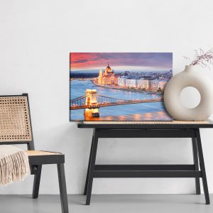 Peinture sur toile Pont De Nuit – Image 6