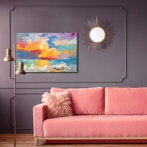 Peinture sur toile Mer Dans Un Style Abstrait – Image 4