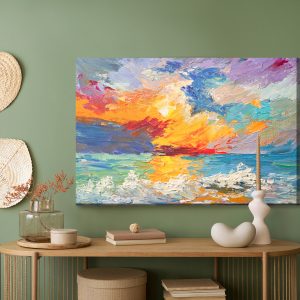 Peinture sur toile Mer Dans Un Style Abstrait – Image 5