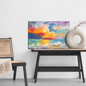 Peinture sur toile Mer Dans Un Style Abstrait – Image 6