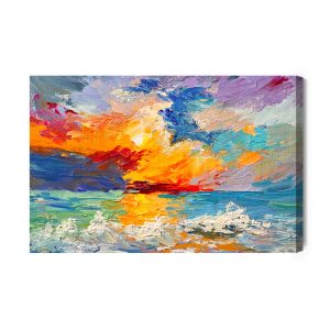 Peinture sur toile Mer Dans Un Style Abstrait – Image 2