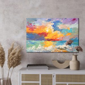 Peinture sur toile Mer Dans Un Style Abstrait – Image 3