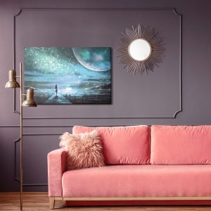 Peinture sur toile La Mer Et La Jetée Dans Un Style Fantastique – Image 4