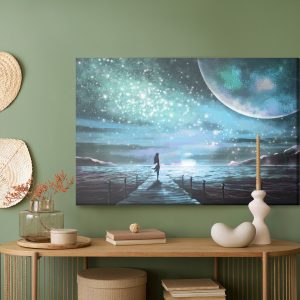 Peinture sur toile La Mer Et La Jetée Dans Un Style Fantastique – Image 5