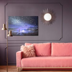 Peinture sur toile La Mer Nocturne Et Les Étoiles – Image 4
