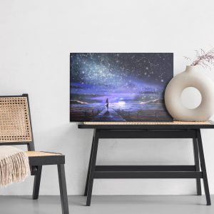Peinture sur toile La Mer Nocturne Et Les Étoiles – Image 6