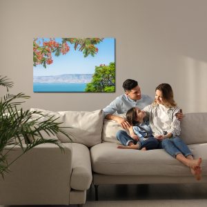 Peinture sur toile Paysage Avec La Mer Et Les Arbres – Image 7