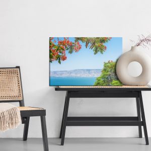 Peinture sur toile Paysage Avec La Mer Et Les Arbres – Image 6