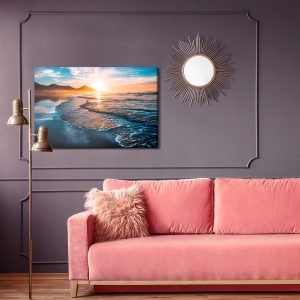 Peinture sur toile Coucher De Soleil Et Mer – Image 4