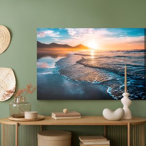 Peinture sur toile Coucher De Soleil Et Mer – Image 5
