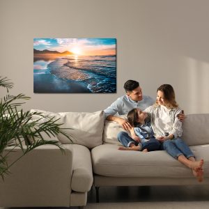 Peinture sur toile Coucher De Soleil Et Mer – Image 7
